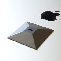 Digital August Pyramid Adhesive Security Plate for Laptop, MacBook pro, Mac, Tablet, MacBook, Android, Galaxy Tab, iPhone. Anti Theft Universal Lock Plate (Space Gray)