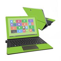 Mightyskins Skin Compatible with Samsung Galaxy Book 12" - Solid Lime Green | Protective, Durable, and Unique Vinyl Decal Wrap Cover | Easy to Apply, Remove, and Change Styles | Made in The USA