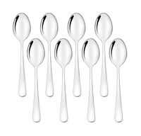 Demitasse Espresso Spoons Set of 8, Mini Coffee Spoon, 18/10 Stainless Steel Small Spoons for Dessert, Tea, Appetizer, 4.7