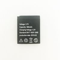 Smart watch 3.7V Lithium battery 380MAH for A1/G10/G10A smart watch