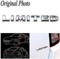 CHAMPLED Silver Side Metal Logo Limited Benz Sign Emblem Decal Parts for Acura Nissan Mitsubishi Subaru Mazda