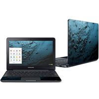 Mightyskins Skin Compatible with Samsung Chromebook 3 11.6" - Blue Storm | Protective, Durable, and Unique Vinyl Decal Wrap Cover | Easy to Apply, Remove, and Change Styles | Made in The USA