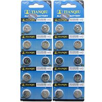 AG12 386A LR43 L1142 RW84 Button Cell Batteries [20-Pack]
