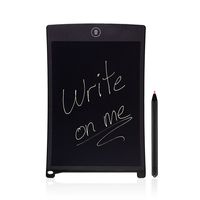 LCD Writing Board by WAWboard, 8.5-Inch paperless eWriter with memory,, Enjoy your work and studying, Magnetic Back, LCD Drawing Tablet, Good option for a Gift, Black