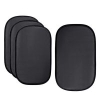 Audew (4px Car Sun Shades for Side Window - Car Window Shades for Baby (4pack) - Cling Window Shade 80 GSM for Full UV/Sun/Glare Protection