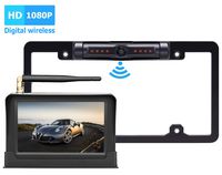 iStrong HD 1080P Digital Wireless Backup Camera System Kit For Pickups,Trucks,Motorhomes,Campers,RVs 5'' Monitor Rear/Front View Reverse/Continuous Use High-Speed Observation System Guide Lines ON/OFF