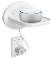 Matone Small Wall Shelf, Wall Mount Shelves for Google WiFi, Smart Home Speakers & Cellphones, Clever Charging Shelf with Cord Arrangement, Small Space Solutions for Anything Up to 15lbs