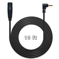 Dash Cam Rearview Backup Camera Reverse Car Recorder Cord Extension Cable,2.5mm Male to Female 4 pin(10 ft)