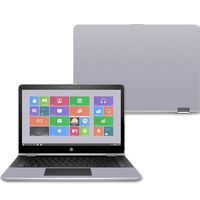 Mightyskins Skin Compatible with Hp Pavilion X360 14" (2017) - Solid Gray | Protective, Durable, and Unique Vinyl Decal Wrap Cover | Easy to Apply, Remove, and Change Styles | Made in The USA