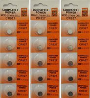 15 Genuine Loopacell CR927 3v Lithium 927 Coin Batteries Freshly Packed by Loopacell