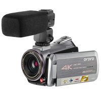 Camcorder Video Camera 4K 30FPS ORDRO Ultra HD YouTube Vlogging Camera 28.0MP 3.1" IPS Touch Screen IR Night Vision 64X Digital Zoom WiFi Recorder with Stereo Microphone
