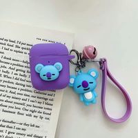 Chutoral Kpop BTS AirPods Case, Tata Cooky Mang Cooky Koya RJ Chimmy AirPods Case Cover Skin, Compatible with AirPods Charging Case Accessories(Koya)