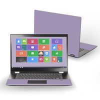 Mightyskins Skin Compatible with Lenovo Flex 5 15" (2017) - Solid Lavender | Protective, Durable, and Unique Vinyl Decal Wrap Cover | Easy to Apply, Remove, and Change Styles | Made in The USA