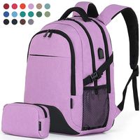 Keytang Laptop Backpack, Water Resistant School Backpack With USB Charging Port