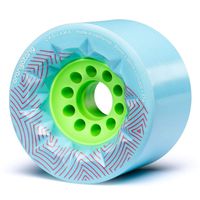 Orangatang Caguama 85 mm 77a Longboard Wheels for Cruising, DIY Electric Skateboards, Eboards (Blue, Set of 4)