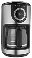 KitchenAid KCM1202OB 12-Cup Glass Carafe Coffee Maker - Onyx Black