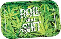 Roll That Shit Metal Rolling Tray - 7.5" x 11.25"
