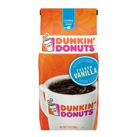 Dunkin' Donuts French Vanilla Flavored Coffee, 12 Ounce