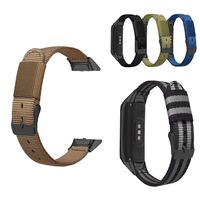 Gazelle Trading Nylon Watch Band Replacement Bracelet Wrist Strap,Compatible with Samsung Galaxy Fit Bands,Wristband for Samsung Galaxy Fit SM-R370 Fitness Smartwatch