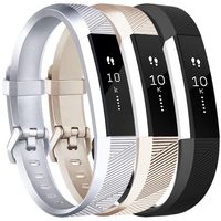 Vancle Bands Compatible with Fitbit Alta HR and Fitbit Alta, Newest Sport Wristbands with Secure Metal Buckle for Fitbit Alta HR/Fitbit Alta
