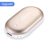 KARECEL Rechargeable Hand Warmers, Electric Hand Warmer 5200mAh Powerbank Reusable Handwarmers, Portable USB Hand Warmer Heater Battery Pocket Warmer, Best Gifts for Men and Women in Cold Winter