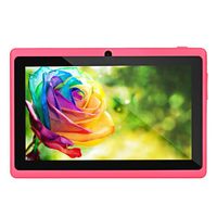 Google Android 4.4 Tablet Computer Tablet 7 Inch Quad Core 1GB + 8GB Unlocked Smartphone Phablet Tablet PC with HD Camera WiFi (Pink)