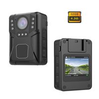 CammPro Mini UHD 1440P Police Body Camera with 32GB Memory, Infrared Night Vision and Waterproof, Premium Surveillance Pocket Body Worn Camera for Law Enforcement,Security Guards,Personal use