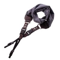 FocusFoto Soft Vintage Fahion Photo Universal Camera Shoulder Neck Strap Scarf Type Fabric Wide Belt For Nikon Canon Sony DSLR Gray