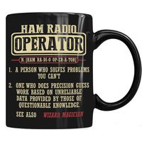 Ham Radio Operator Definition - Radio Operator Coffee Mug 11oz Gift Tea Cups 11oz