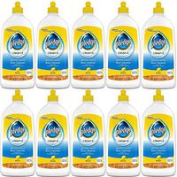 Pledge Gentle Wood Floor Cleaner, Lemon, 27 fl oz, 10 ct