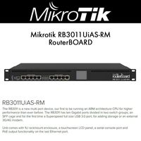Mikrotik RouterBOARD RB3011UiAS-RM Multi Port Device, 10-Port Gigabit, SuperSpeed USB 3.0 Port, LCD Display, PoE Output functionality on The Last Ethernet Port