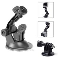 TEKCAM Suction Cup Mount Compatible with Gopro Hero 8 7 6 APEMAN/AKASO/Campark/Victure/Crosstour/COOAU 4k Outdoor Action Camera (Camera Not Included)