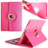Ayans New iPad 9.7 Inch 2017/2018 Case, 360 Degree Rotating Stand Folio Case PU Leather Protective Cover with Soft TPU Back Shell for for Apple iPad 6th / 5th Generation