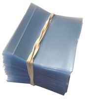 45 x 52 mm Clear Perforated Shrink Band for Hot Sauce Bottles, Woozy Bottles, Tubes, and Other Narrow Containers [Compatible Diameter Range: 3/4" - 1"] - Bundle of 500