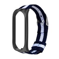 TeaBoy Compatible with Xiaomi Mi Band 3, Nylon Straps Accessories Breathable Sport Wristband Mi Band 3 Replacement Watch Band with Metal Buckle