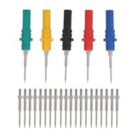 Automotive Probe,HT307A Automotive Oscilloscope Acupuncture Probe Pins Set,Diagnosis TestRepair Tools,Comes with 20 Replacement Pins,Convenient to Replace