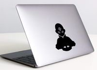 Avatar The Last Airbender Aang's Avatar State2 Die-cut vinyl decal MacBooks laptops (13" Mac, Matte Black)