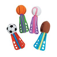 Mini Sport Ball Foam Throwing Dart Missiles (Bulk Set of 24) Party Games and Favors