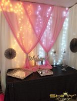 ShinyBeauty Sequin Curtain 2 Panels Glitter Backdrop 6FT Baby Pink Sequin Backdrop 8FT Photography Background Backdrop for Pictures