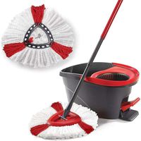 Fenido Durable Washable Soft Spin Mop Refill Home Mop Head Steam Mops(Only Mop Head)