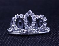 Exquisite Rhinestones Crystal Photo Prop Newborn Baby/Flower Girl Tiara Crown
