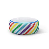 All-New Echo Dot Kids Edition, an Echo designed for kids, with parental controls and 2 year worry-free guarantee, Rainbow
