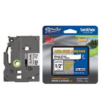 Brother 1/2 Inch x 26.2 Feet Black on White Acid Free Tape (TZAF231)