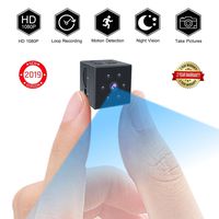 Small Spy Camera, PinLife Mini Spy Camera HD 1080P Portable Small Camera HD Nanny Cam with Night Vision and Motion Detection Cop Cam Mini Camera Home Surveillance Hidden Cameras