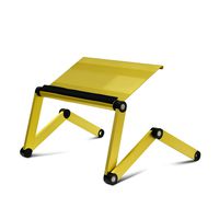 Furinno Ergonomics Aluminum Vented Adjustable Multi-functional Laptop Desk Portable Bed Tray