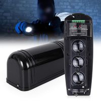 Infrared Detector Sensor,250M Wired Triple Beams Photoelectric Infrared IR LED Detector Sensor USA Stock