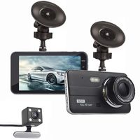 Dual Dash Camera for Cars,Dash Cam 1080P FHD 4 inch IPS Screen Metal Shell Dash Camera Recorder with 170° Wide Angle, G-Sensor,Parking Monitor, Loop Recording, WDR, Motion Detection