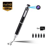 Hidden Camera Pen Spy Camera Pen 1080P pinhole Camera with 32GB SD Card for Business/Negotiation/Lecture/Shooting Evidence