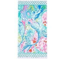 Onebycitess Beach Towel 100% Cotton 35''x70'' Soft Quick Dry Beach Blanket Bath Towel for Kids Adults(Colorful Mermaid)