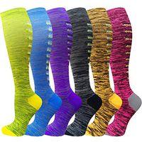 Compression Socks Women & Men 20-30 mmHg (3/6 Pairs), Best Athletic & Medical Running Flight Travel Pregnant